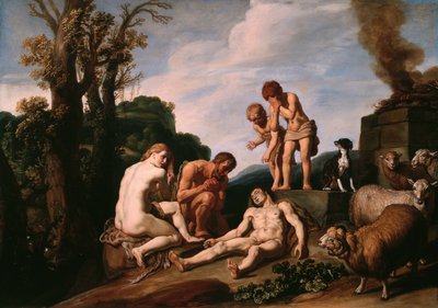The Lamentation of Abel by Rembrandt van Rijn
